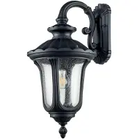 Elstead Lighting LED Wand Buitenlamp Chicago | 1X E27 Max 60W | IP44 | Dimbaar | Textured Black