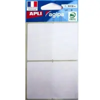 Agipa Alleskunner-etiketten, 38 x 58 mm, wit