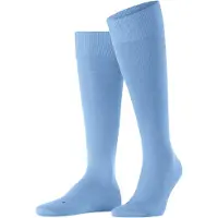 Falke Energizing Cotton met compressie katoen kniekousen heren blauw - maat 41-42