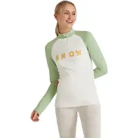 Falke Chemise thermo L/S pour femmes Off-White M