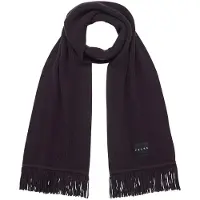Falke Basic Label Big sneldrogend warm wol wintersjaal unisex bruin - maat ONESIZE