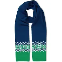 Falke Skiing sneldrogend warm wol functioneel materiaal wintersjaal unisex blauw - maat ONESIZE