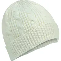 Falke Unisex Basic Hat Cable Knit sneldrogend warm wol muts unisex cream - maat 2055