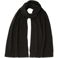Falke Selection Structured sneldrogend warm wol functioneel materiaal wintersjaal unisex bruin - maat ONESIZE
