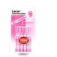LACER Interdentaire borstel - - Ultra-fijn - 10 eenheden - Bi-materiaal handvat - Flexibele hals