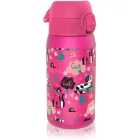 Ion8 Kinder Drinkfles Lekvrij 350 ml Cats / roze