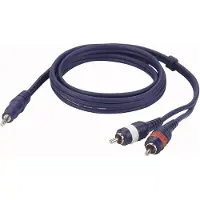 DAP-Audio FL303 stereo Mini Jack - 2x RCA verloopkabel 3 meter