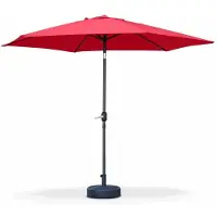 Sweeek - Ronde parasol 3m met centrale kantelbare mast - touquet