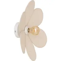 Atmosphera Naya Bloem Wandlamp - Ø40xH12cm - Beige