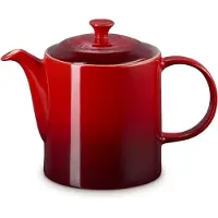 Le Creuset Theepot Groot 1,3 Liter Kersenrood