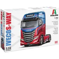 Wittmax Modelbouwpakket Vrachtwagens - 3963 Iveco Stralis S-Way 4x2 - Moderne Truck - Vrachtwagen Plastic - 1:24 - Modelbouw