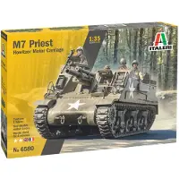 Wittmax Modelbouwpakket Militaire voertuigen - 6580 M7 Priest Tank Plastic - 1:35 - Modelbouw