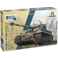 Wittmax Modelbouwpakket Militaire voertuigen - 6754 Sd.Kfz.181 Panzerkampfwagen Tiger I Ausf.E - Late Prod. - D-Day 80th Anniversary Plastic - 1:35 - Modelbouw