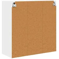 vidaXL Vaatwasserfront Kalmar, hoogglans wit, 80 x 31 x 80 cm