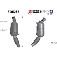 As FD5257 Roetfilter (DPF)