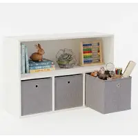 Vdd - Kast - Opbergkast - Vakkenkast - Opbergmeubel - Wit - Inclusief opbergers - Kinderkamer