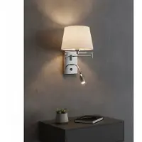 Lyora Wandlamp Cingo chroom met wit