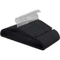 Songmics - Kledinghangers - Fluwelen Kledinghangers - Set van 50 - Antislip met Broekstang en Draaibare Haak