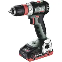 Metabo BS 18 L BL Q 613156800 Accu-schroefboormachine 18 V 4 Ah Li-ion Incl. 2 accus, Brushless, Incl. koffer, Incl. lader, Incl. accessoires