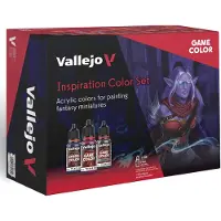 Acrylicos Vallejo Vallejo 72182 Game Color - Inspiratie kleurenset - Acryl Set - 48x18ml+Penselen+Handleiding Verf set