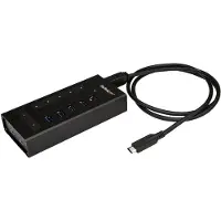 StarTech.com USB-C Hub - STARTECH - 7 poorten - USB 3.0 - Metaal - Snelladen