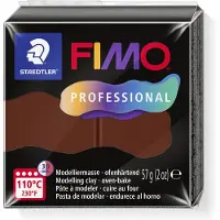 Staedtler professional - ovenhardende boetseerklei - blok 57 gr - chocolade