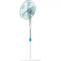Molecule Cecotec EnergySilence 500 staande ventilator wit blauw 40W stille oscillatie verstelbare hoogte