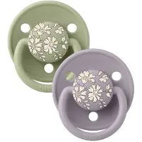 BIBS X Liberty De Lux Fopspenen - 2-pack - Eén maat - Rond - Cap - - OneSize - Fopspenen