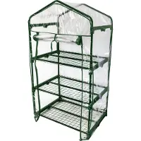 Windhager Balkon Koude Kas Folie Kas voor Kruiden, Tomaten & andere Planten 68x49x128cm Transparant