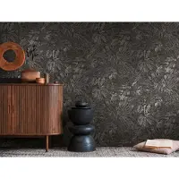 Living Walls Smart Surfaces - Zwart - Floraal - 395606