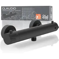 Eisl CLAUDIO Thermostatische Douchekraan - Mengkraan - Mat Zwart