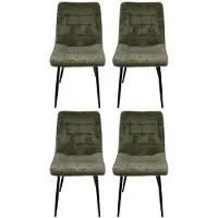 Benoa Eetkamerstoel Lucille Perfect Harmony Groen - eetkamerstoelen set van 4