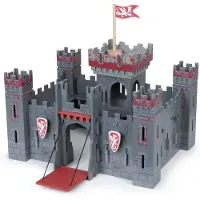 Papo - Medieval & Fantasy - Fantasy Castle - 60053 - Wooden playset for Figurines - Collectible - for Children - Suitable for Boys and Girls - from 3