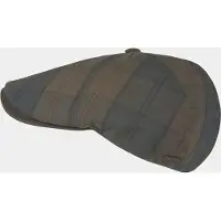 Hatland Damir - Katoenen wax flatcap - Olijf groen - Assorti - M