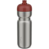 Mepal RVS bidon pull Sport - 800 ml - Pak. open en drink - Lichtgewicht RVS - Vaatwasmachinebestendig - Drinkflessen - Mountain red