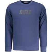 Rifle Blauwe Katoenen Sweater voor Mannen