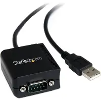 StarTech.com STARTECH FTDI USB naar RS232 seriële adapterkabel 1 poort met optische isolatie - Zwart