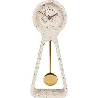 Zuiver Klok Pendulum Clock Time Terrazzo White
