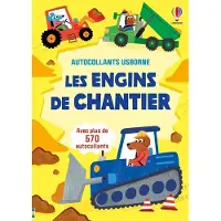 Usborne LES ENGINS DE CHANTIER - AUTOCOLLANTS - DES 3 ANS