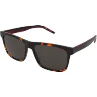 HUGO Havana Zonnebril Met Rood Montuur