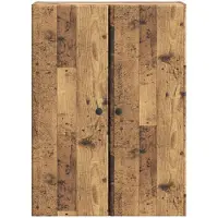 vidaXL Wandkast 66 x 34,5 x 90 cm Bewerkt hout Oud hout