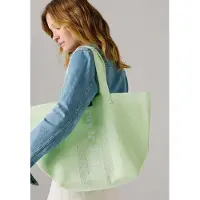 Pepe Jeans Handtas 'Knit Winslow' citroen / wit