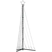 vidaXL LED-kerstboom 339 LEDs koud wit 187 cm