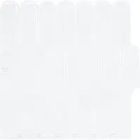 vidaXL Veer Tegel 50 st Wit 30 x 30 cm Polyurethaan en PET