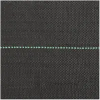 vidaXL Worteldoek 2x25 m polypropeen zwart