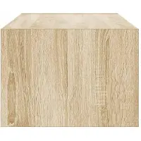 vidaXL Tv-meubel LED-verlichting 100X35,5x25 cm sonoma eikenkleurig