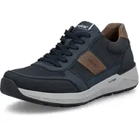 Rieker heren sneakers, extra breed model (H), met Foamtech-zool, artikelnummer 11505, maat: 44 EU, kleur: blauw