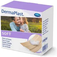 Hartmann DermaPlast Soft 8cm x 5m 1 St Pleister