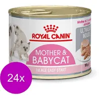 Royal Canin Mother & Babycat Mousse - Kitten-Kattenvoer - 24 x 195 g