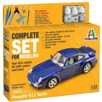 Wittmax Modelbouwpakket Auto - 72013 Porsche 911 - Auto - Starter Kit Plastic - 1:24 - Modelbouw